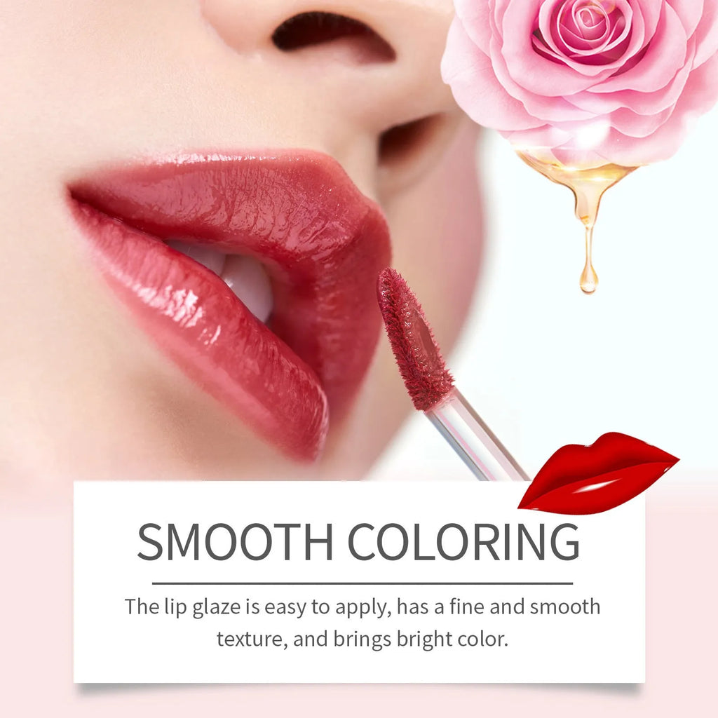 Double-headed lip liner and lip lacquer pen makeup tool showing colour options.