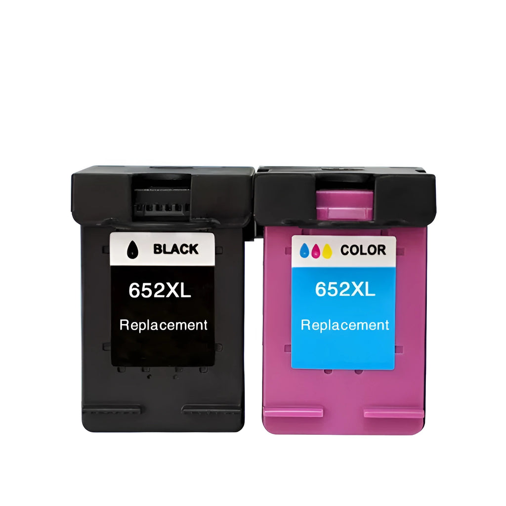 HP Deskjet compatible refillable ink cartridge in black and colour for high-yield printing