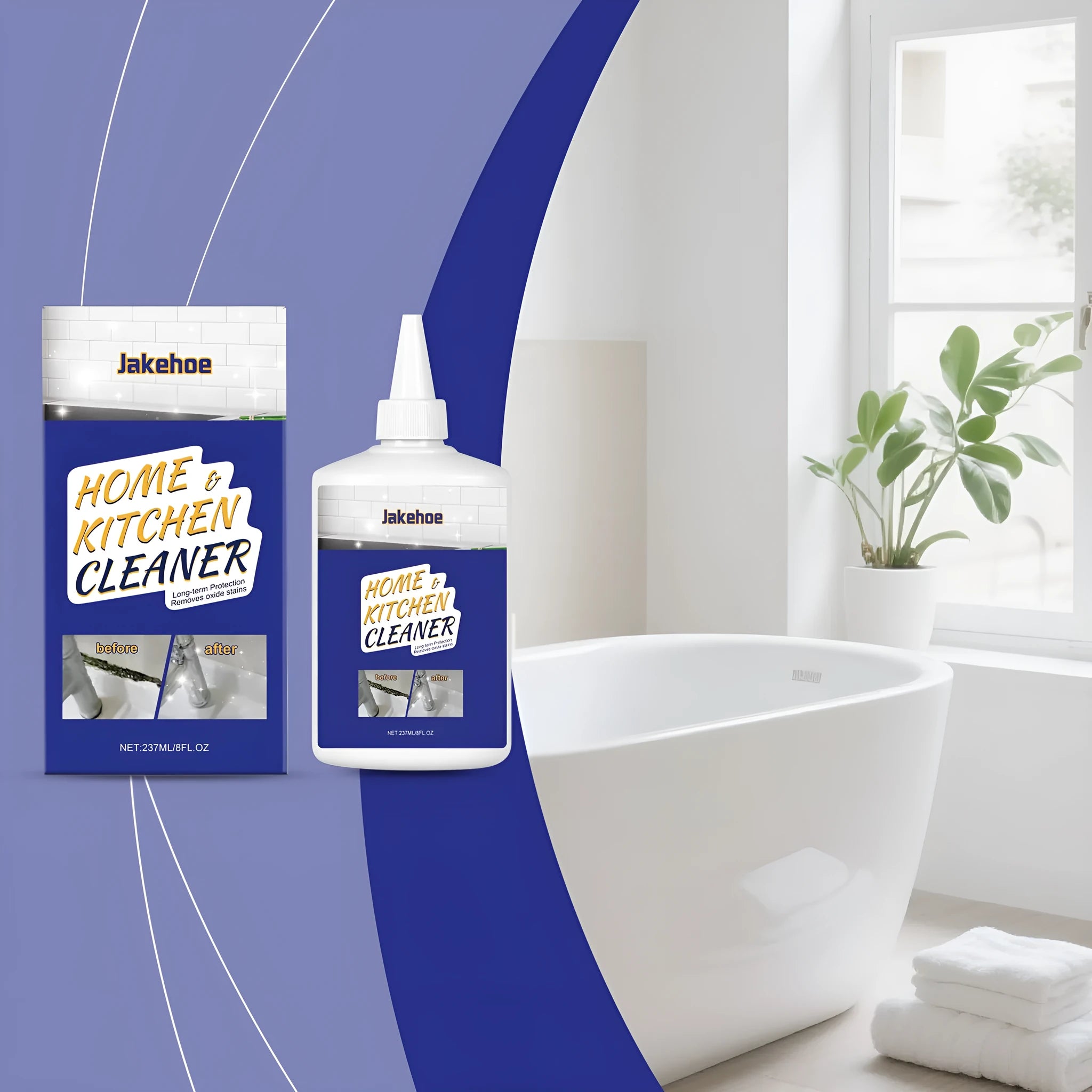 237ml household decontamination gel tube for kitchen and bathroom cleaning with sodium hypochlorite