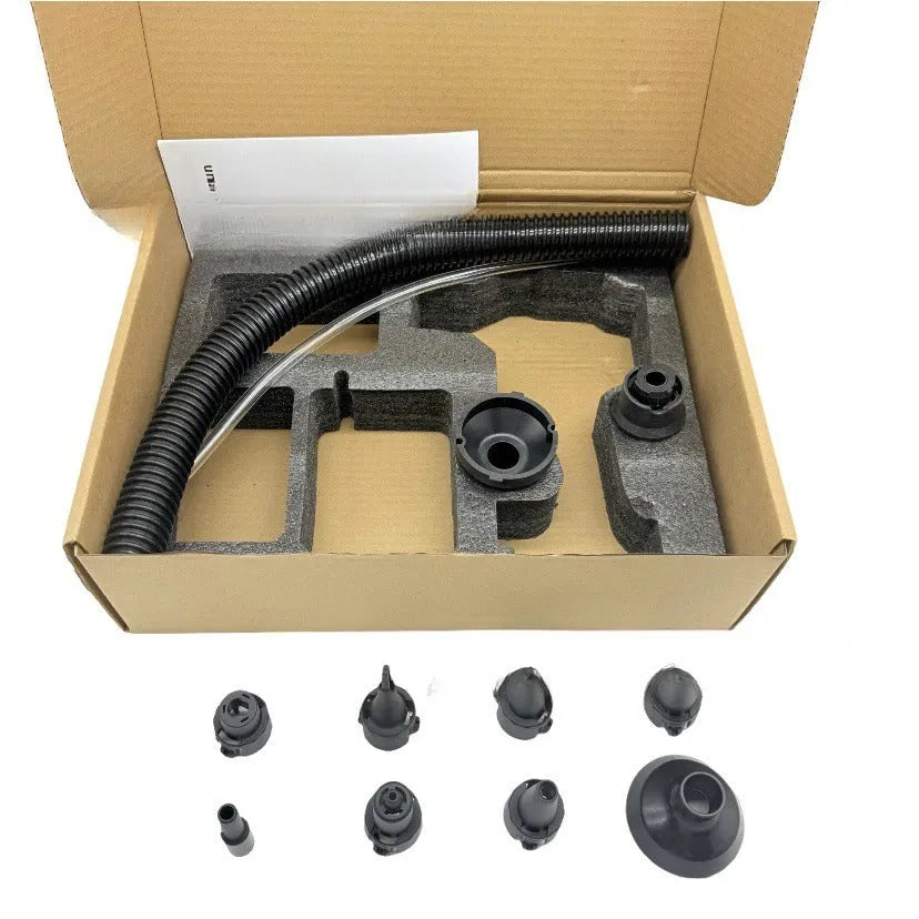 21V lithium battery air dust blower with dust exhaust apparatus for household cleaning