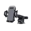 Black car phone holder for mobile phones 4 to 7 inches in size