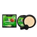 ZEPHOCO CC cream tube and mushroom powder puff in ivory white or natural colour.