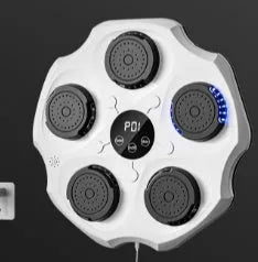 Bluetooth music boxing wall target hanging on a wall with adult and children boxing gloves