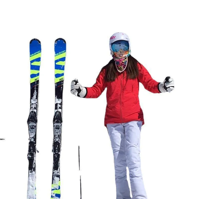 A black adjustable hook and loop strap for securing a skiing bandage to the shoulder during sled sports.