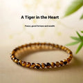 New Chinese style tigereye bracelet with geometric beads in three size options