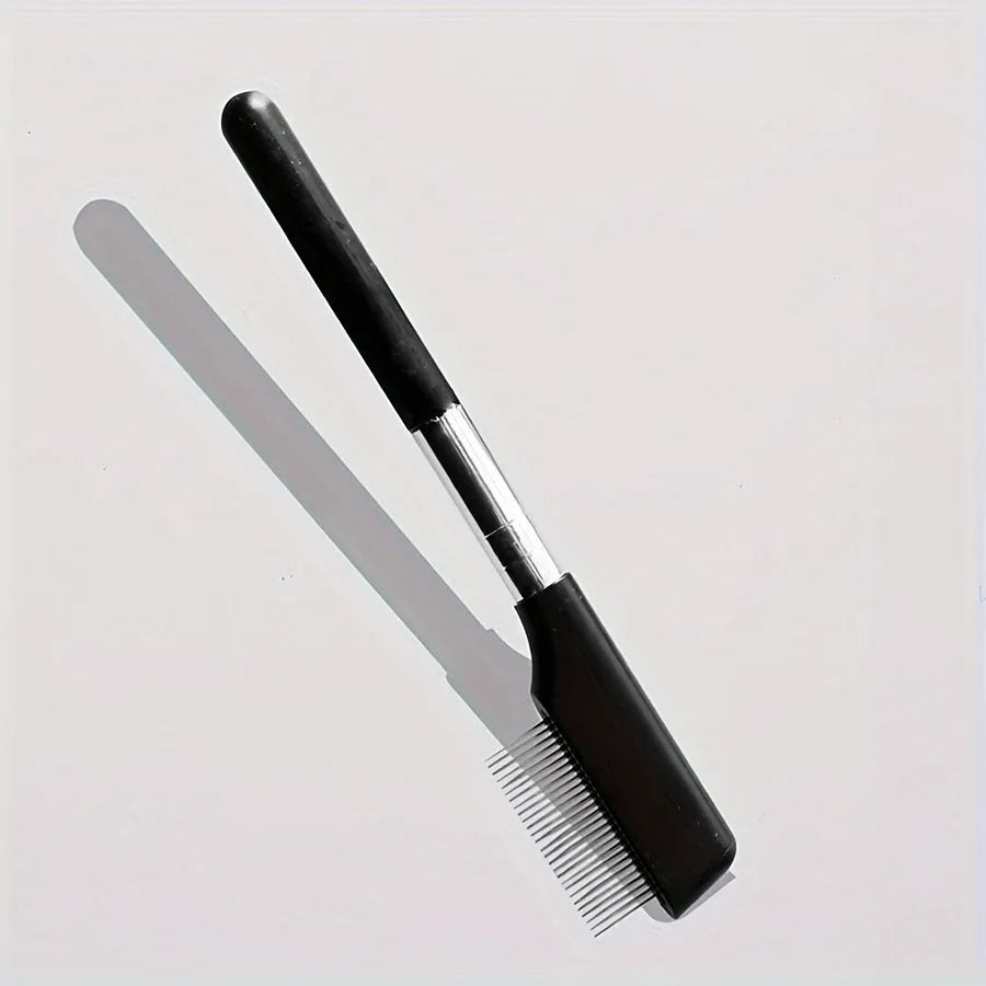 Pet grooming brush with soft bristles and comb for dogs and cats tear stain removal
