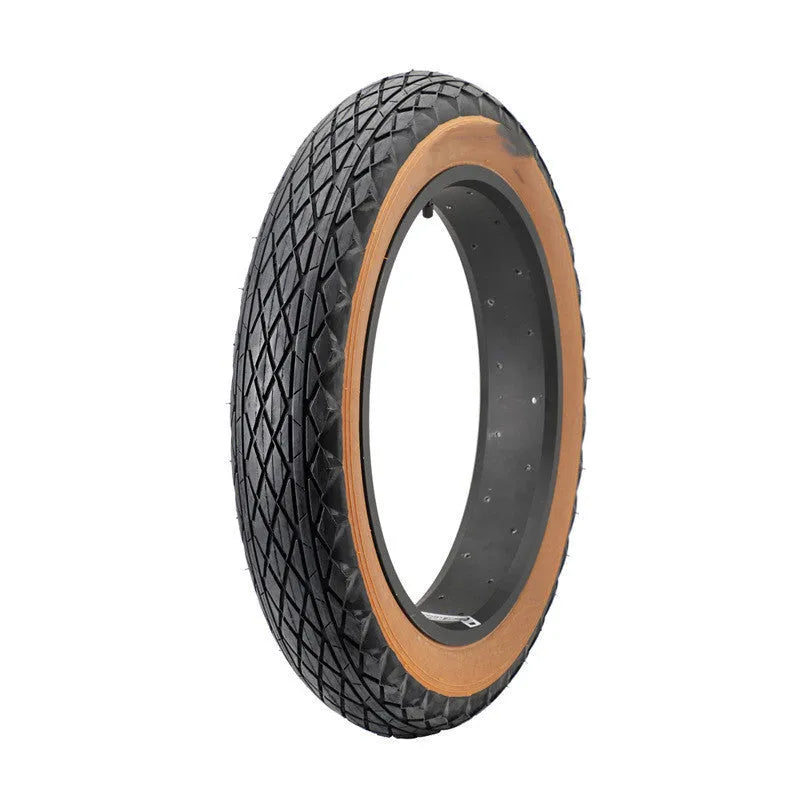 Brown 20x4.0 snowmobile beach car replacement tyre with skin edge design