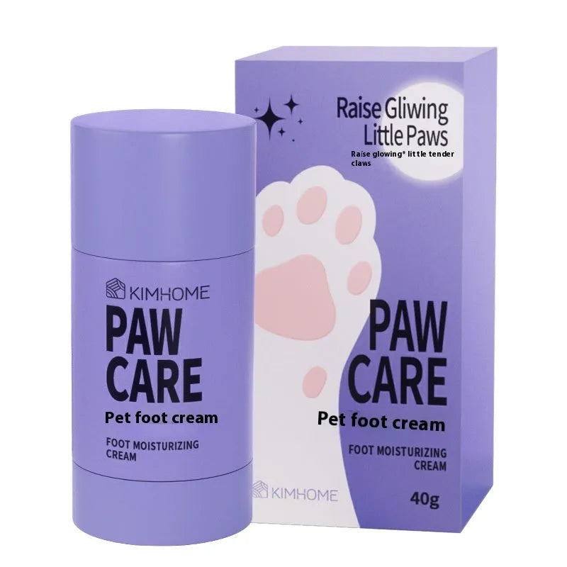 40g tube of pet foot moisturising cream for cat and dog claw care with Brazil palm wax