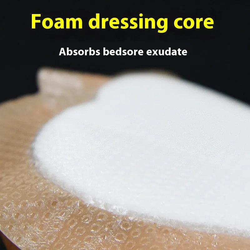 Large skin colour silicone bedsore dressing for pressure sore care