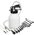 Pneumatic automatic transmission oil changer with 220W motor and oil filler tank.