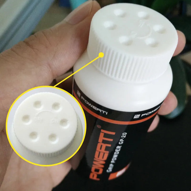 White magnesium carbonate sports anti-slip powder in 200g container for badminton tennis weightlifting