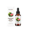 30ml bottle of guava seed oil facial serum with a dropper