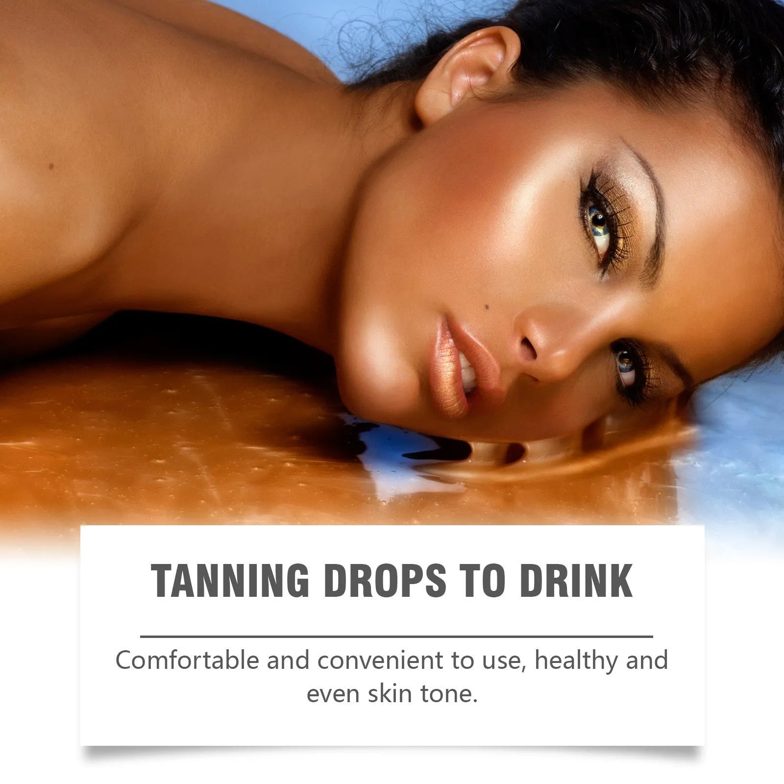 Googeer Tanning Drops bottle, 60ml body treatment serum for self-tanning