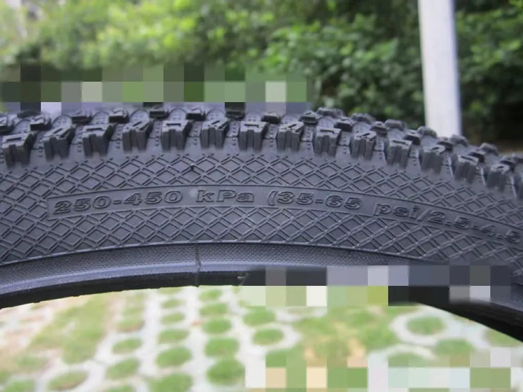 Mountain bike ultralight puncture proof tyre showing tread and sidewall, available in 26, 27.5, and 29-inch sizes.