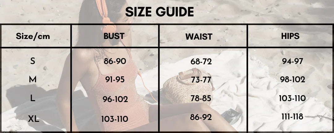 Women's solid colour one-piece swimsuit with gold button and matching skirt in black, blue, brown or pink
