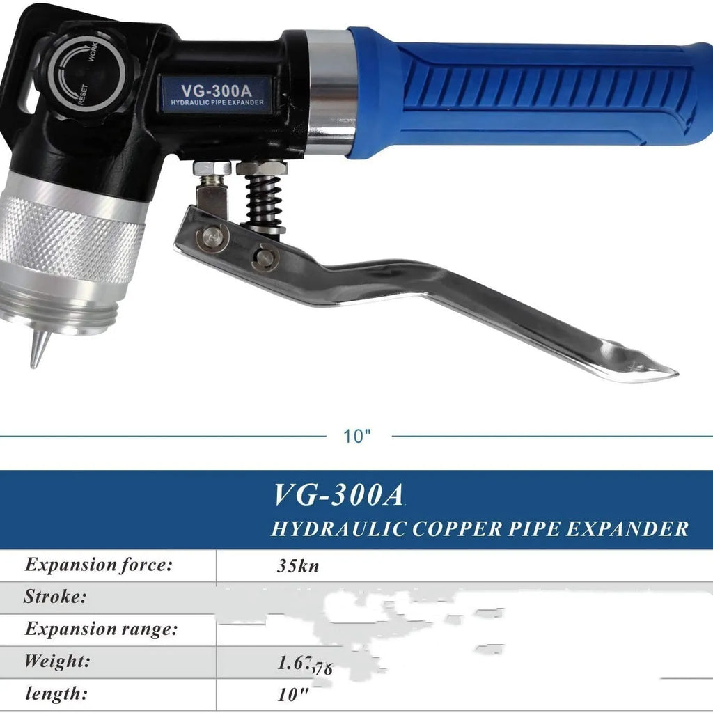 High-strength alloy steel hydraulic tube expander tool, VG-300 style, for refrigeration maintenance.