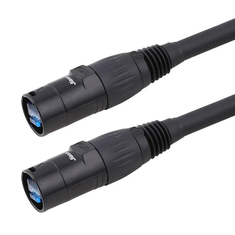 CAT6 RJ45 network converter cable with NE8FF docking connector in various length options