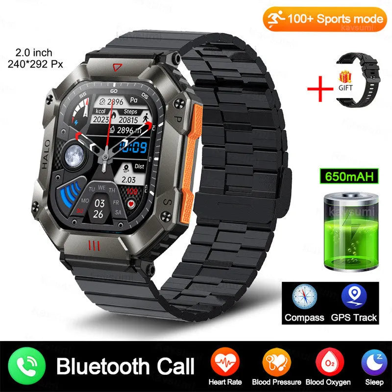 Android GPS fitness smart watch with titanium alloy case showing multiple strap colour options