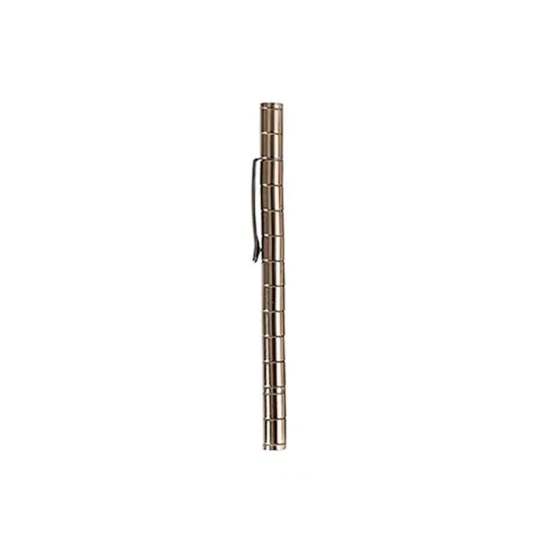 Magnetic modular pen set in silver iron box with 13 rings, 12 balls, 3 refills, 2 capacitor heads, and upgraded magnets