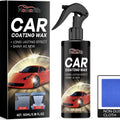 Car coating wax spray bottle and 20x20cm application cloth for vehicle paint surface maintenance
