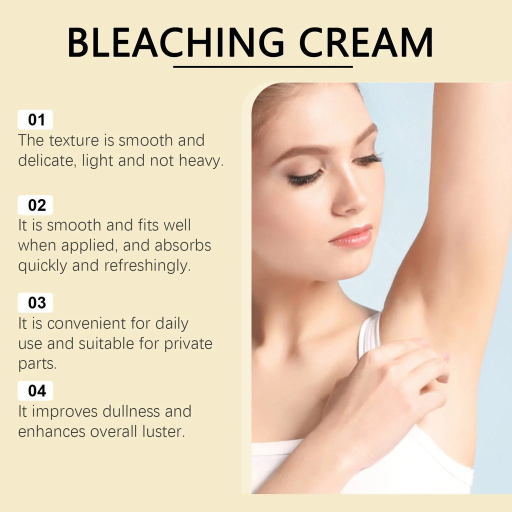 50g jar of skin whitening cream with vitamin C for brightening and pigmentation treatment