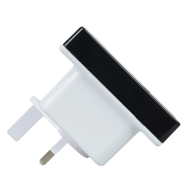 300Mbps WiFi repeater with dual network ports, compact white device