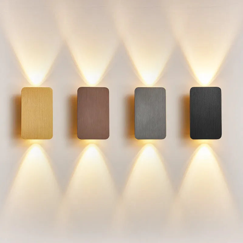Minimalist Nordic style wall lamp with LED light source in modern design