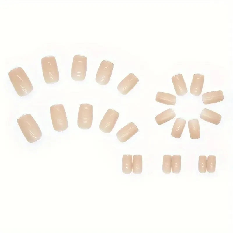 Solid colour nail art set in MY119 shade with plastic components for ladies' nail decoration