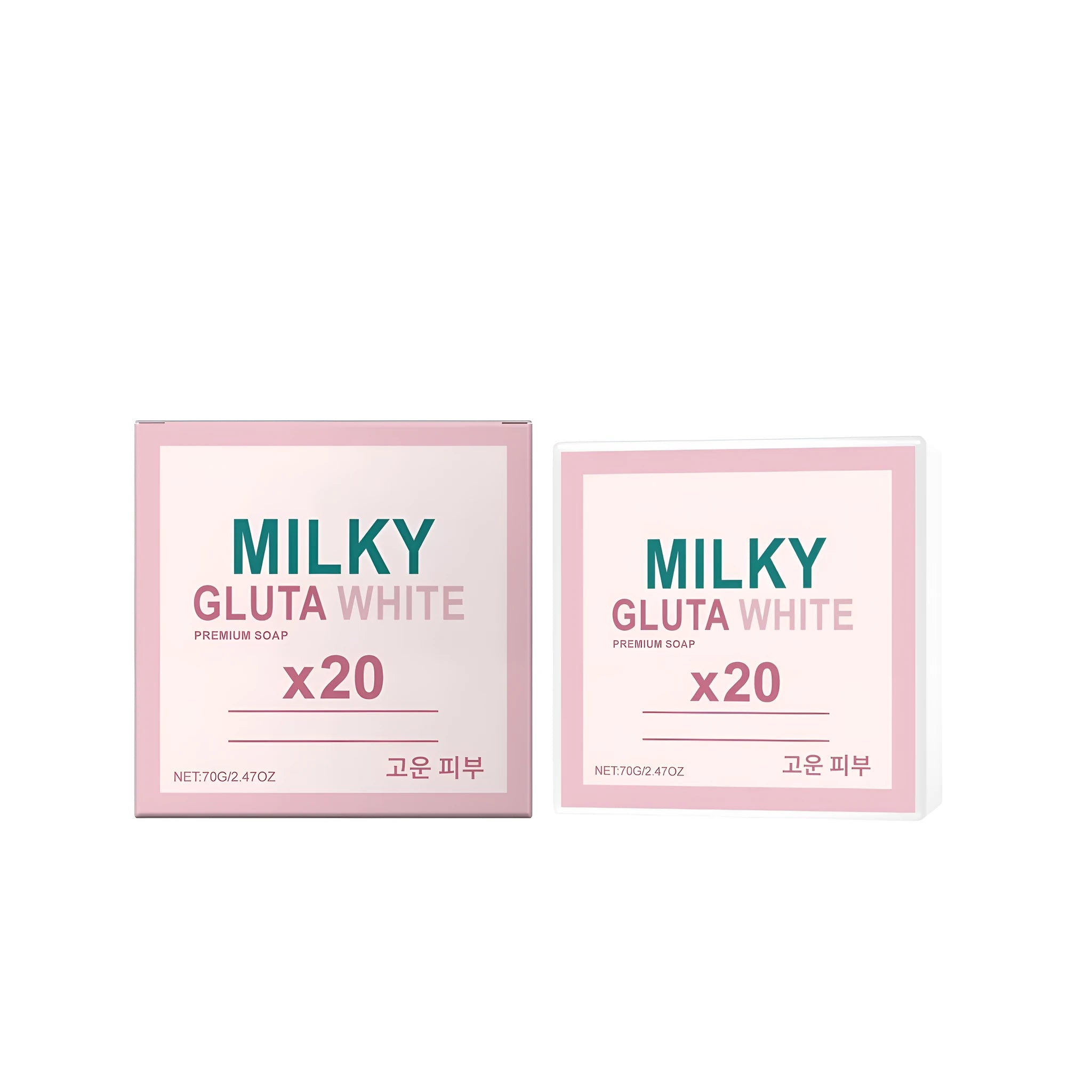 70g milky white glutathione facial soap bar with milk and honey for skin brightening