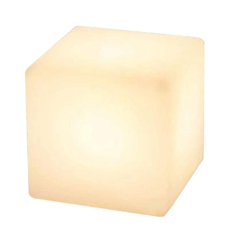 Square LED cube stool light outdoor furniture with modern design and waterproof IP65 rating