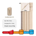 Four seasons portable camping sleeping bag with storage bag in adult size 190x75cm.