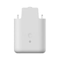 White USB-powered automatic curtain opener device with rechargeable battery