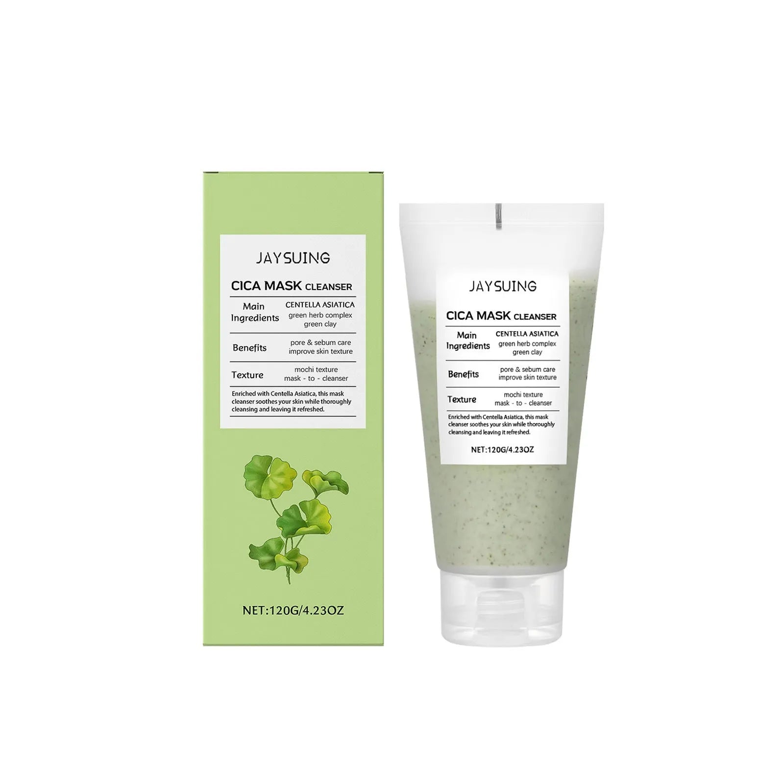 120g tube of Centella Asiatica Soothing Facial Cleanser for oily and combination skin