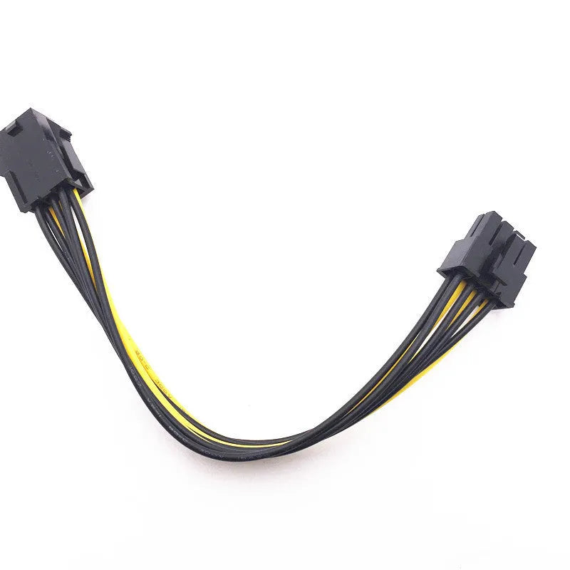 6P to 8P graphics card power cable with 20cm length for PC GPU connection