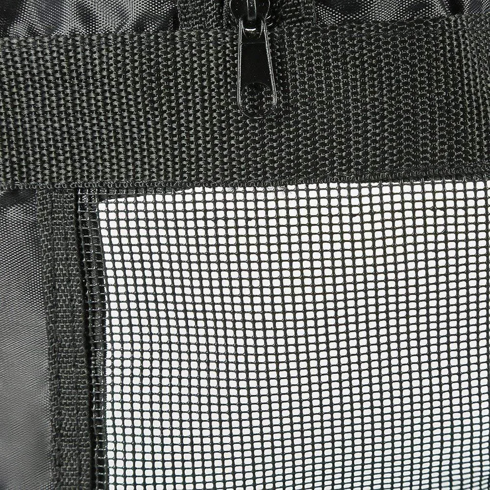 Black cat cleaning bag with anti-scratch design for bathing and medical procedures