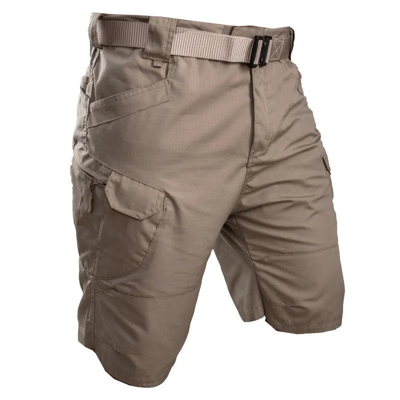 IX7 tactical shorts in cotton blend fabric shown in a colour option, suitable for hiking and outdoor work.