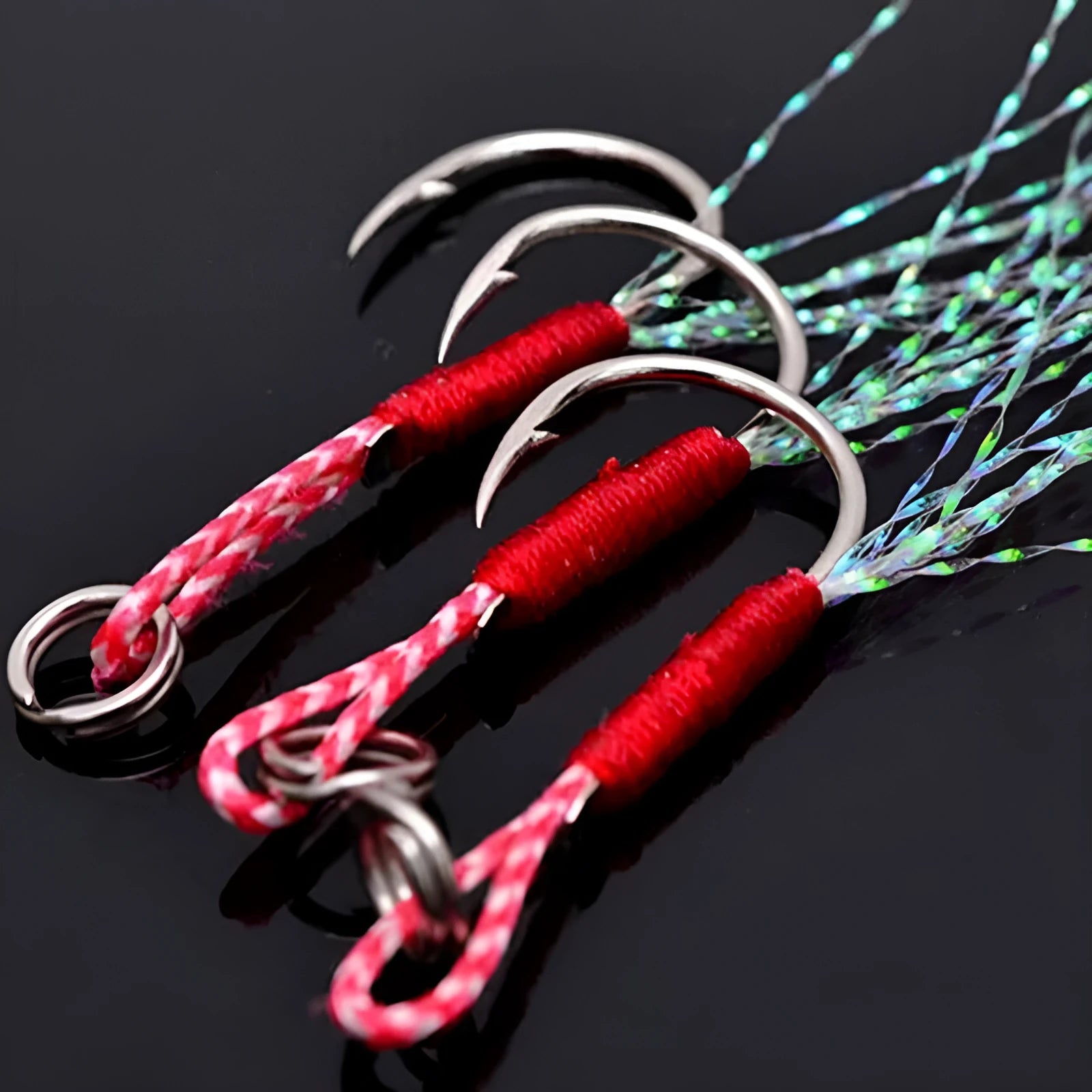 Bright wire iron plate single fishing hook for boat and sea fishing.