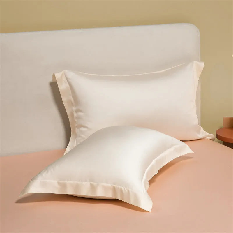 Luxury Lenzing Tencel quilt sheets set in a choice of colours like Classic Grey and Van Gogh Blue.
