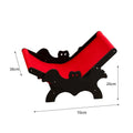 MW-054 wooden cat lounge chair pet bed in black or red colour.