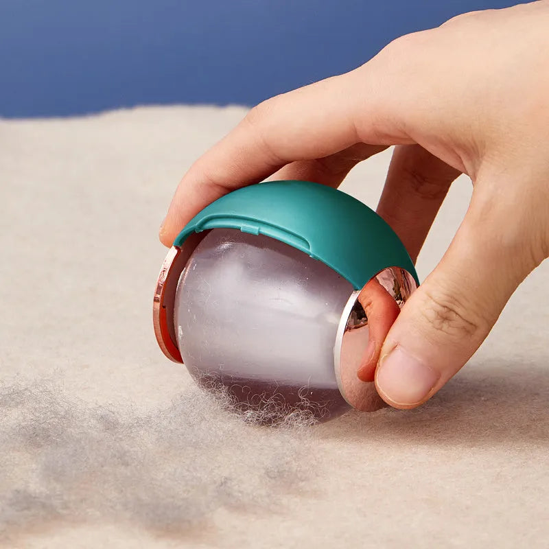 Reusable gel lint roller in a metallic colour option for pet hair and lint removal.