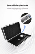 Black trumpet flight case with aluminium corner protection and foam interior padding