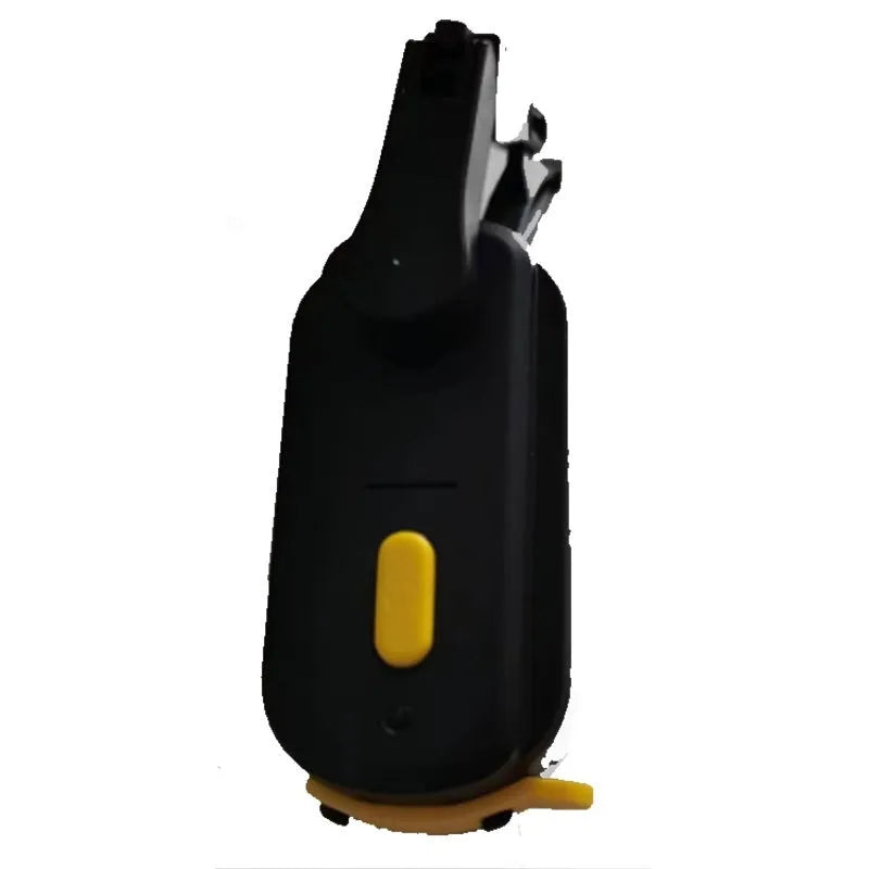 Black TZ-HW065 800mA smart wiper motor with 65mm blade for motorcycle helmet visor.