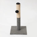Vertical sisal cat scratch board with carpet cloth scratching pole in picture colour, simple style for cats