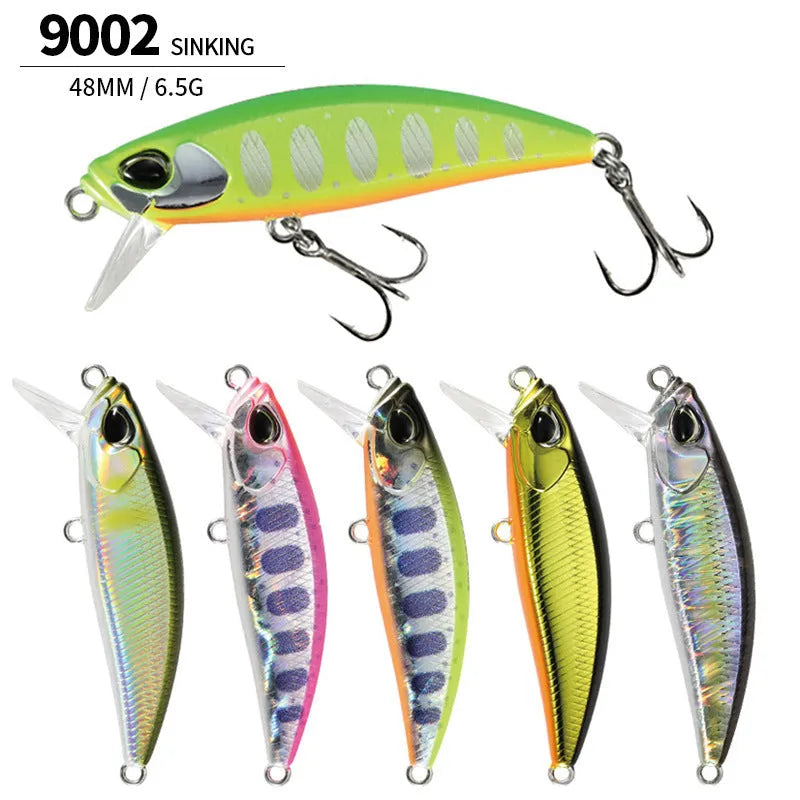 A 48mm Japanese Submerged Mino fishing rod lure for Mandarin Fish and Snakehead.