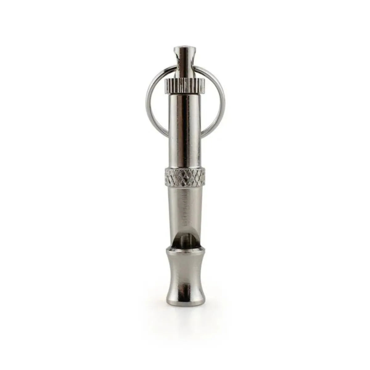 Metallic brass adjustable ultrasonic dog whistle for training and barking control