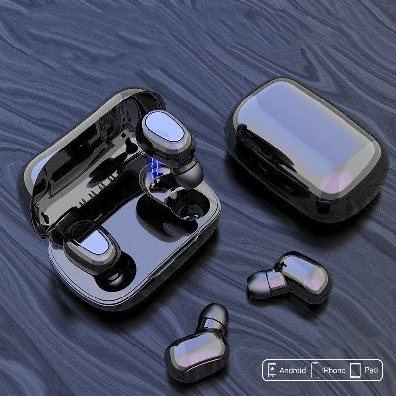 True wireless Bluetooth headset in Black, Pink and White colours with charging case