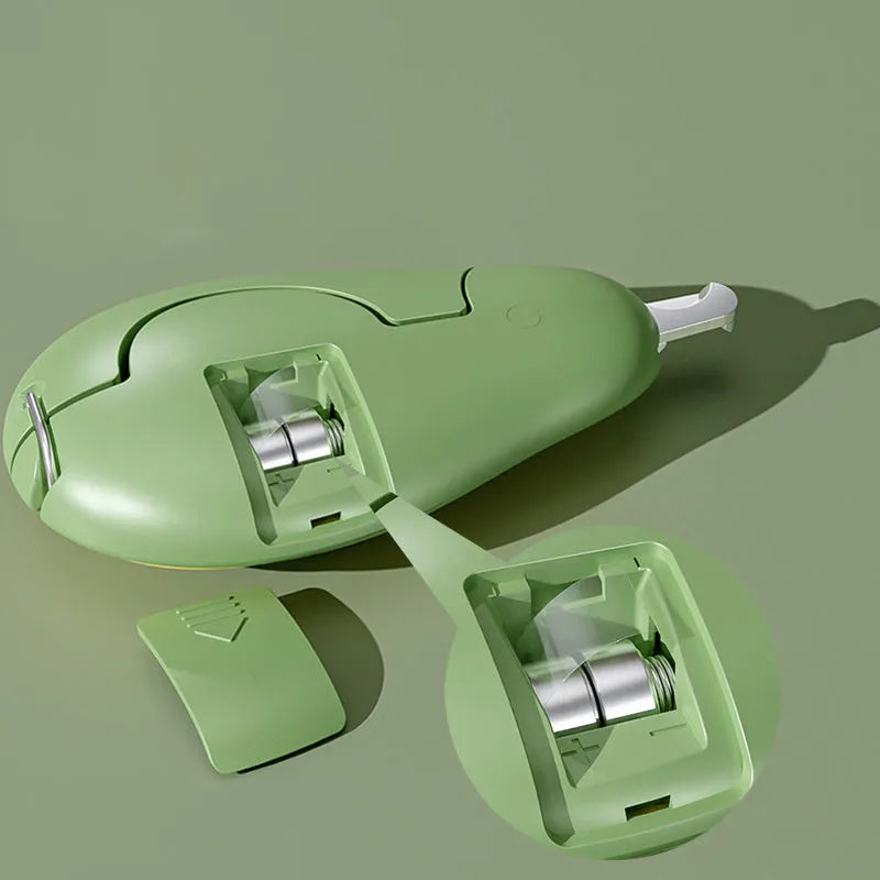 Professional LED pet nail clipper for small dogs and cats in green, pink, or white colours