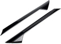 Genuine Ford gloss black front windshield trim panel OEM part.