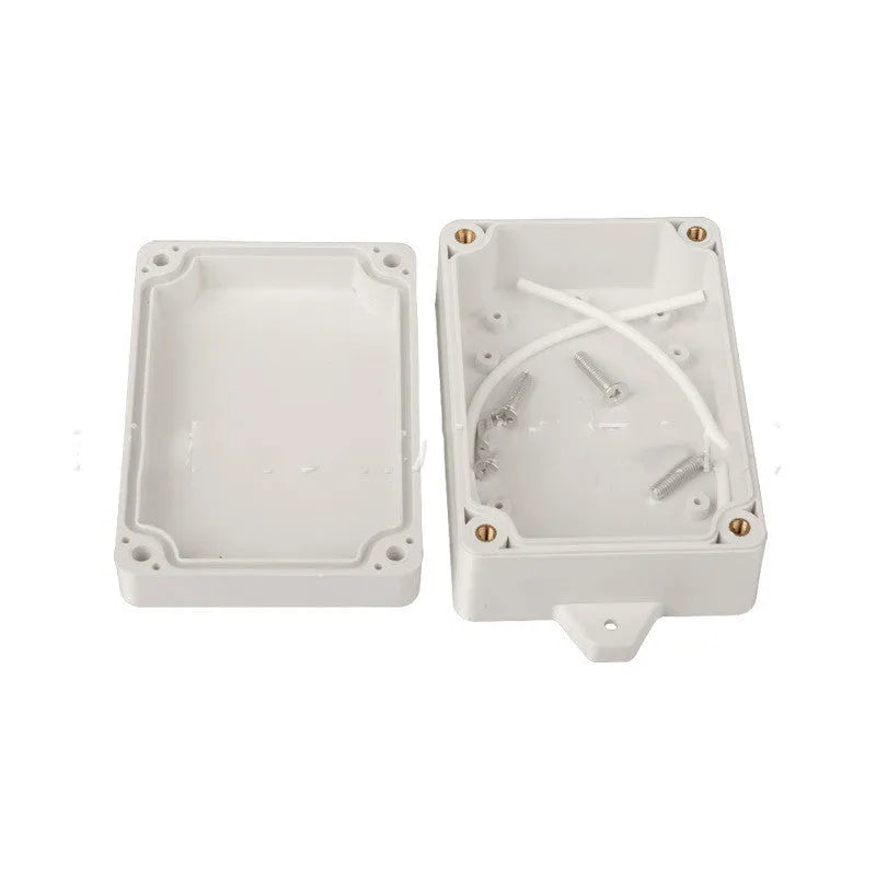 F4B-1 black ABS plastic waterproof instrument box for electrical components.
