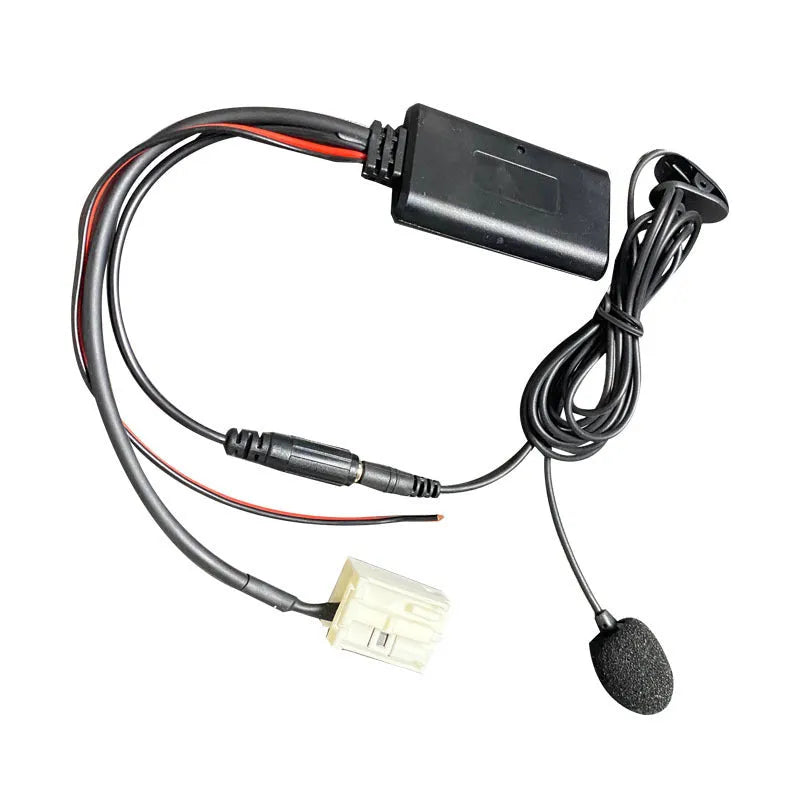 Citroen Peugeot car audio Bluetooth AUX adaptor cable with microphone for RD4 stereos